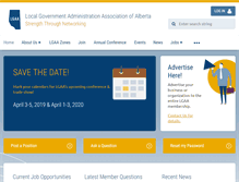 Tablet Screenshot of lgaa.ab.ca